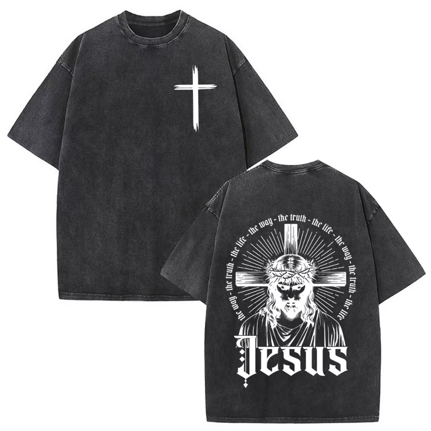 "JESUS" WASHED TEE